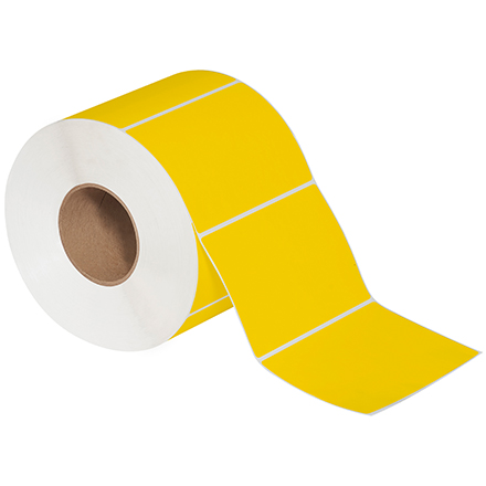 6 x 4" Yellow  Thermal Transfer Labels