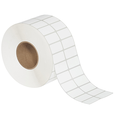 1 <span class='fraction'>1/2</span> x 3/4"  White Desktop Direct 2 UP Thermal Labels